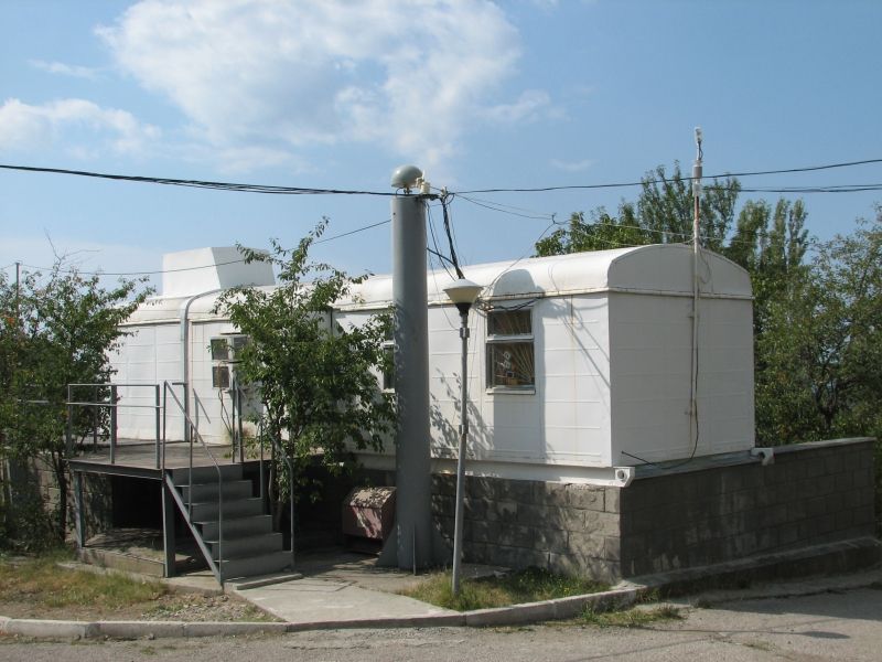 antenna radome of IGS station CRAO (DOMES number: 12337M002) and SLR station 1873 Simeiz (DOMES number: 12337S003, ILRS code: SIML).