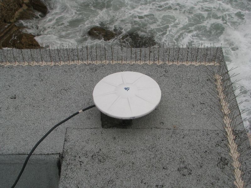 top view of the antenna