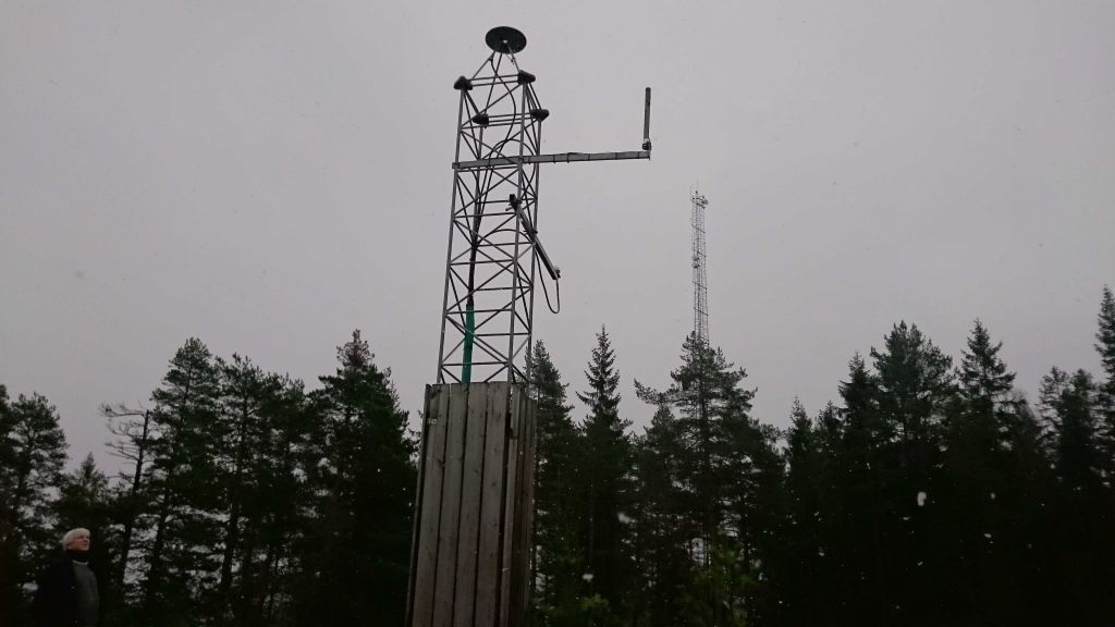 GNSS antenna and mast