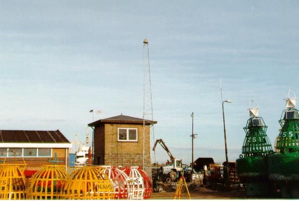 permanent EUREF GPS station at West-Terschelling (TERS), The Netherlands. The station is co-located with the tide-gauge in West-Terschelling harbor, which is housed in the same building.