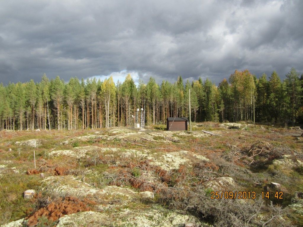 An overview of the VAA2 station looking to North.
