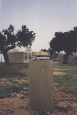 view of the VILL monument and antenna.
